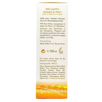 999 Happy Hands &amp; Feet 35 und 150ml Yogana Hände und Füße Kornkammer Natur Frau Mann Körper Bewegung Gesundheit INCI