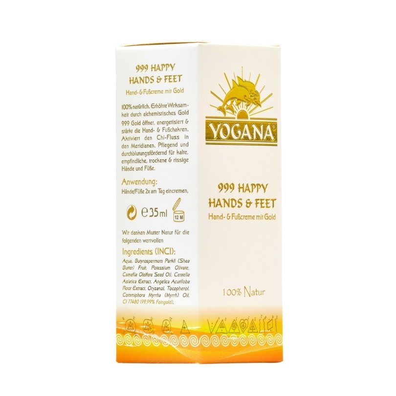999 Happy Hands &amp; Feet 35 ml  Yogana Hände und Füße Kornkammer Natur Frau Mann Körper Bewegung Gesundheit