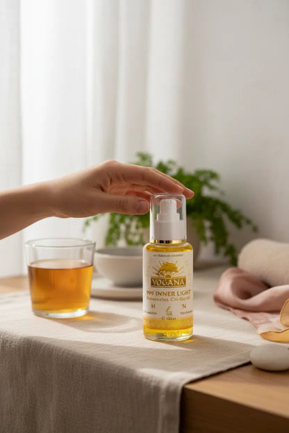 999 Inner Light HN Herz Niere Goldöl - Körperöl/lotion Yogana Kornkammer Natur - Hand
