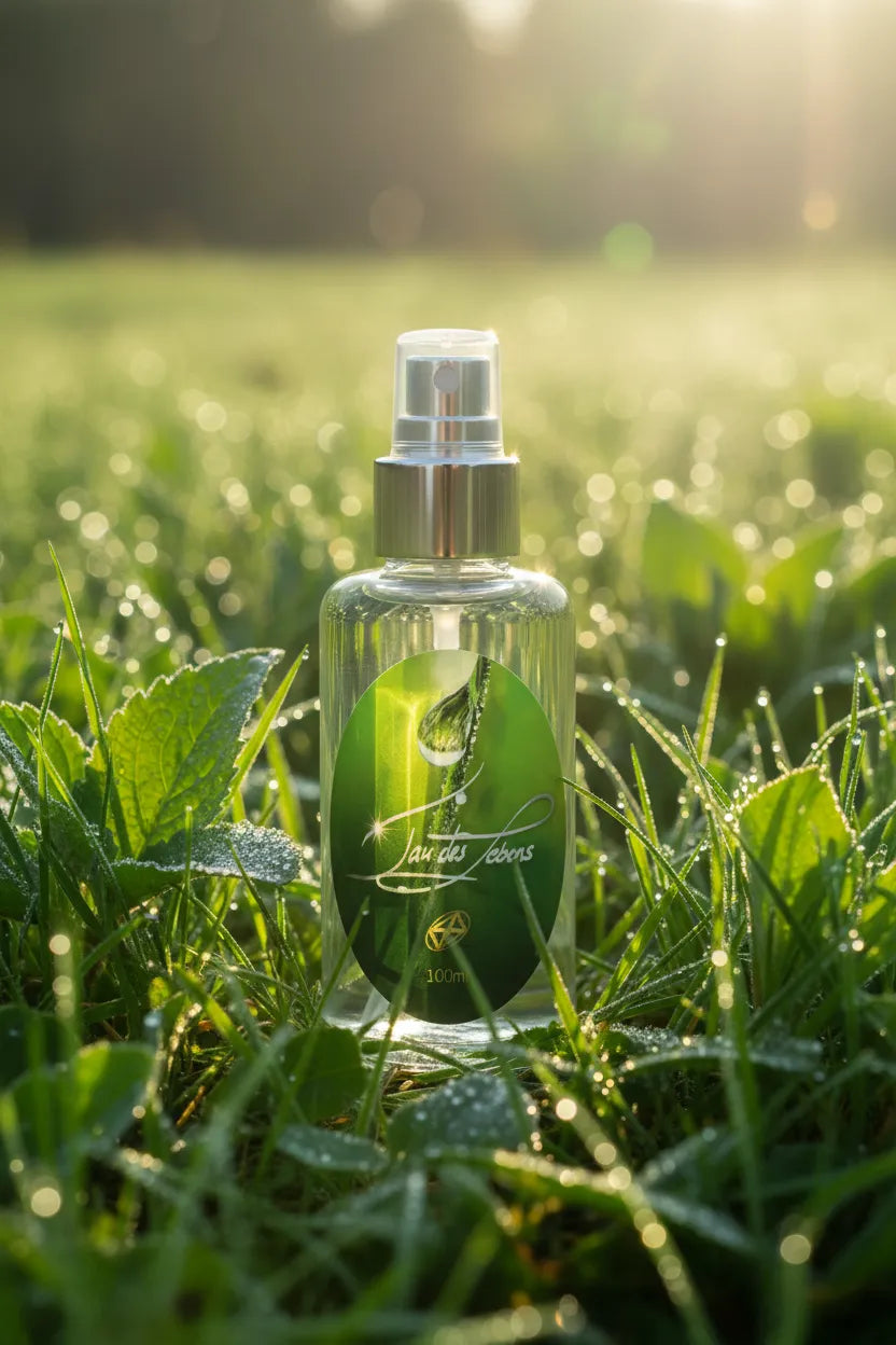 Tau des Lebens Raumspray Raumspray Humanum Wohlbefinden Urprinzip Seele Haus Frau Feinstofflich Aura Kornkammer Natur Stylebild