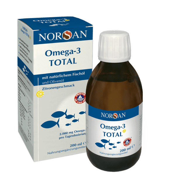 Omega - 3 Total Öl 200ml - NahrungsergänzungNorsan Kornkammer Natur