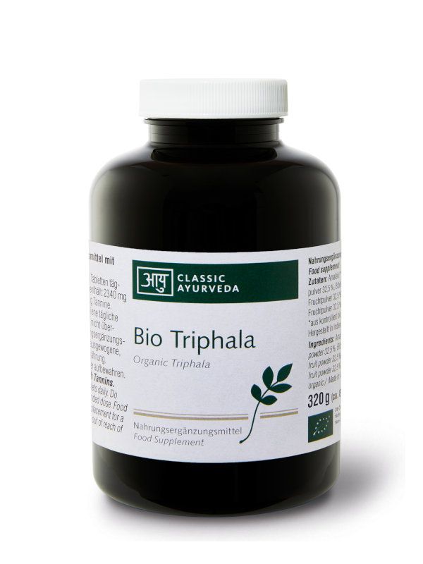 Triphala Tabletten Bio - 320g von Classic Ayurveda - NahrungsergänzungClassic Ayurveda Kornkammer Natur