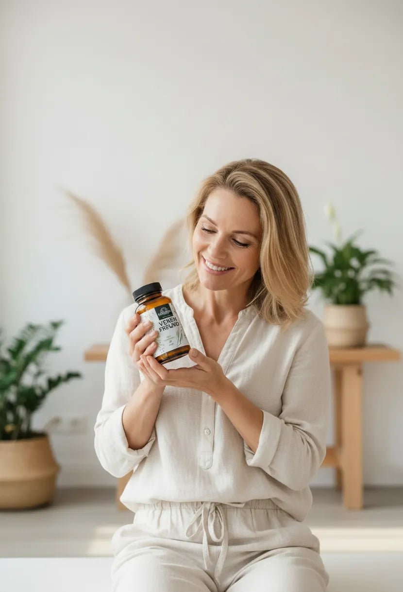 Venenfreund* - Komplex mit Vitamin C - 120 Kapseln - Nahrungsergänzung - Unimedica - Kornkammer Natur - Frau