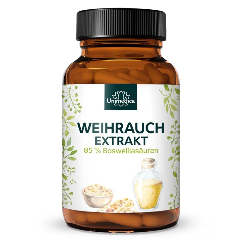 Weihrauch Extrakt - Boswellia serrata - 638 mg pro Tagesdosis (2 Kapseln) - von Unimedica