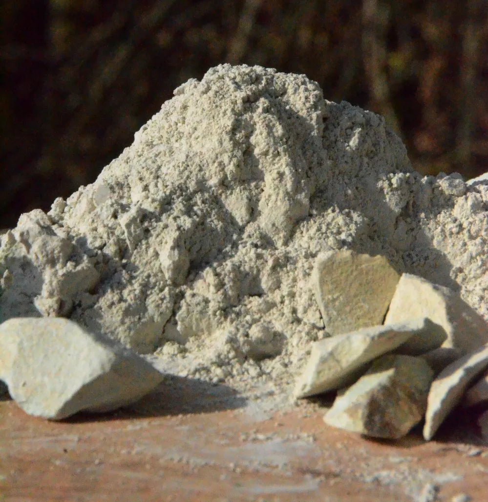 Zeolith vermahlen
