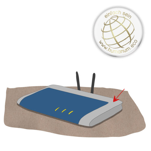 The Pad Gold (Handy Chip) Haus De-Information Elektrosmog Schutz Mensch Kind Kornkammer Natur WLan Router