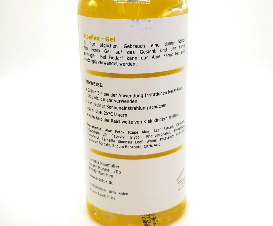 Aloe Ferox Geld Naturkosmetik Vegan Vegetarisch Aloe