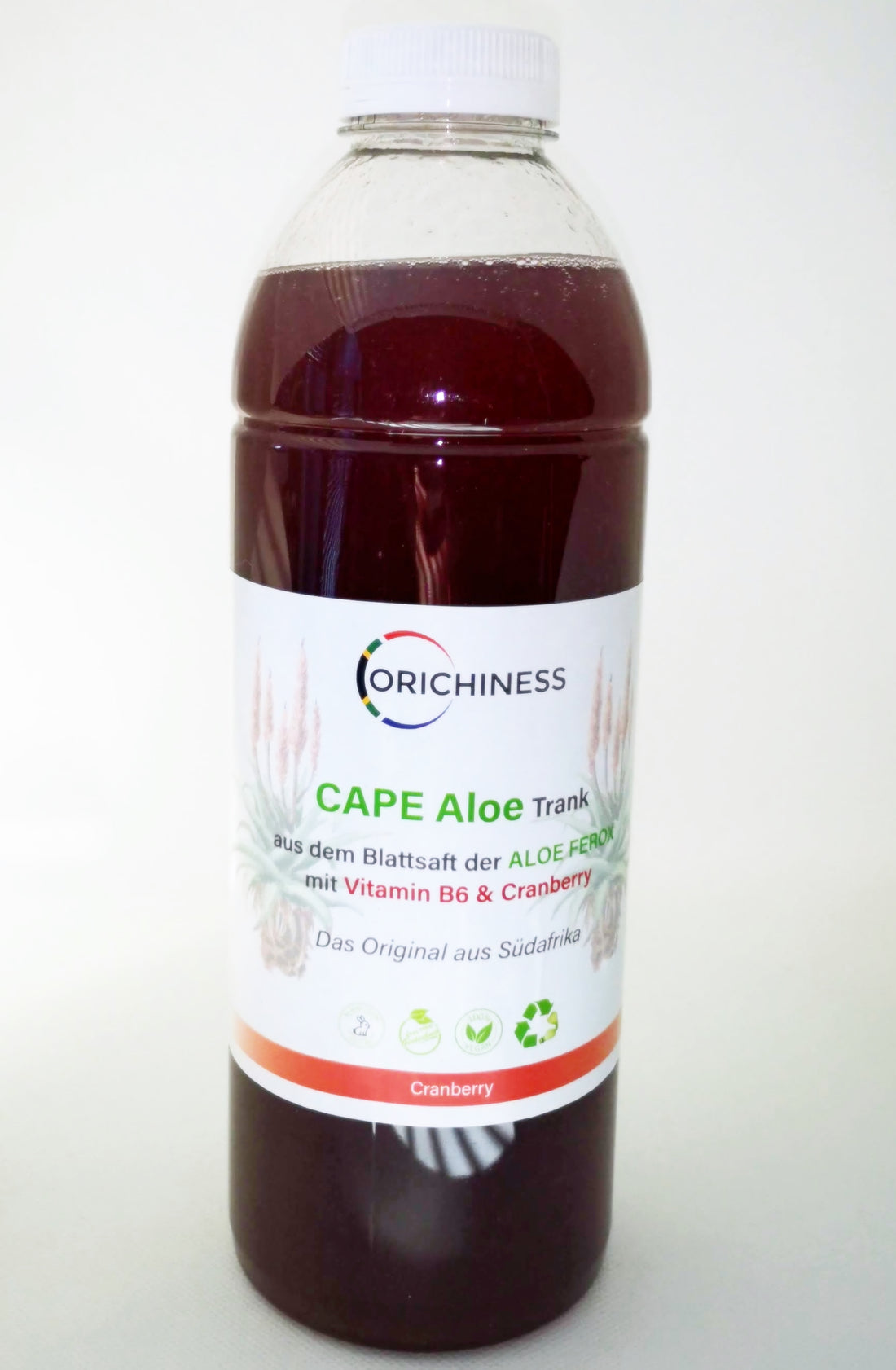 Aloe Ferox Saft Cranberry Vitamin B6 Nahrungsergänzungsmittel Saft Kornkammer Natur Nahrungsmittel Lebensmittel vegan ohne Gentechnik