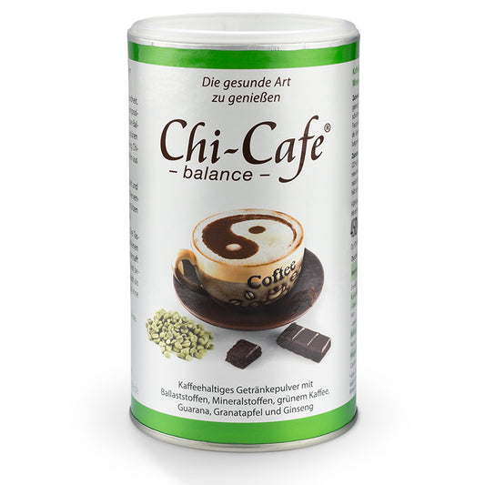 Chi Cafe Mineralien Frau Getränkepulver Darm Ballaststoffe Mineralstoffe grüner Kaffee Vegan vegetarisch Kornkammer Natur Bio Lebensmittel