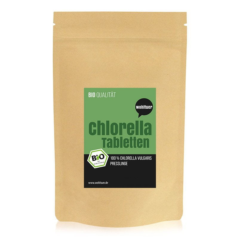 Chlorella vulgaris Tabletten Kornkammer Natur Bio Qualität 